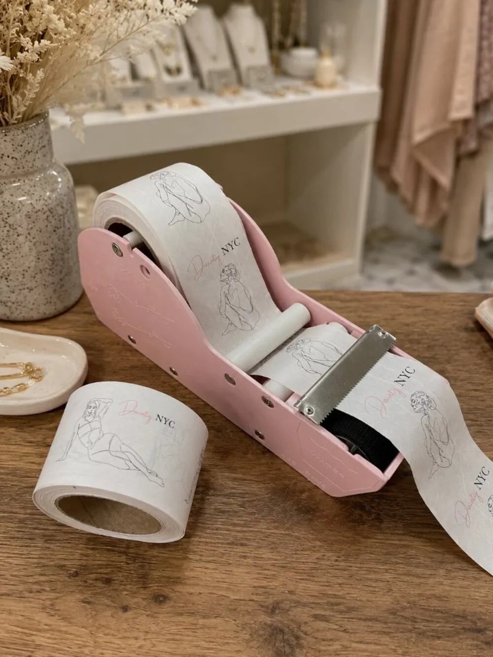 Water-Activated Tape Dispenser for Kraft Paper Tape (1″–4″)
